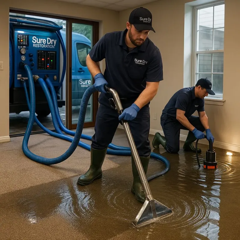 Water Extraction and Removal process in Pinconning, MI